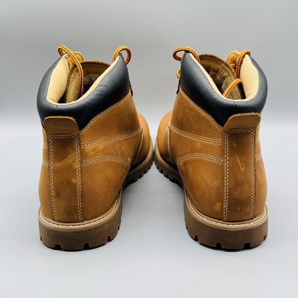 Timberland Boots Mens 11 Brown Nubuck PRO Steel Toe Gritstone 6 Lace Up Work - Picture 8 of 13